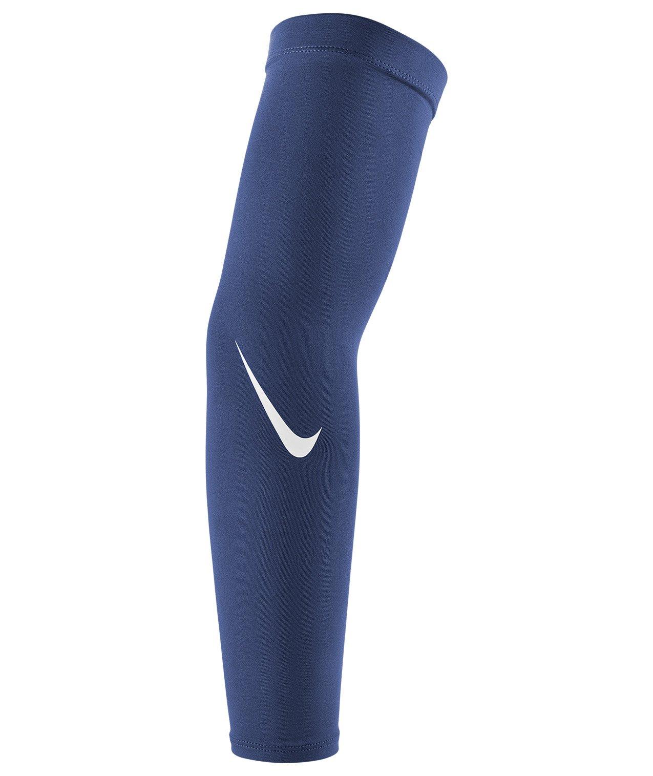 Nike Pro Dri-FIT Sleeves - Navy/White - NAVY/WHITE